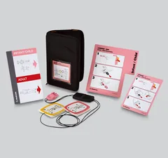 LIFEPAK infant and child reduced-energy electrode starter kit with case and instructions