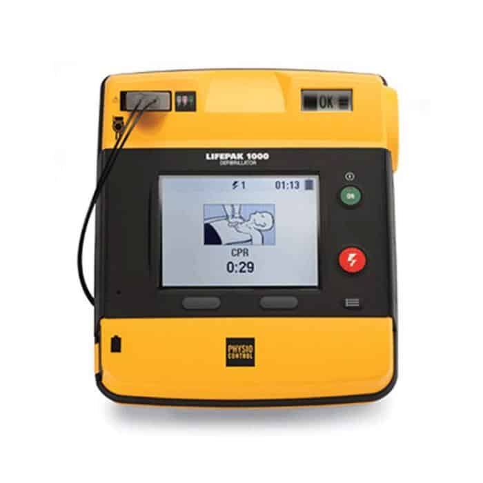 Stryker LIFEPAK 1000 defibrillator with graphical display
