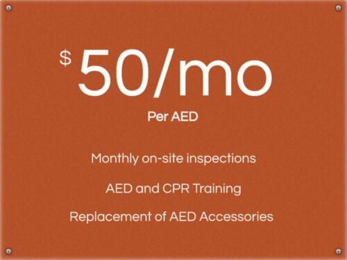 AED Management - $50 per month